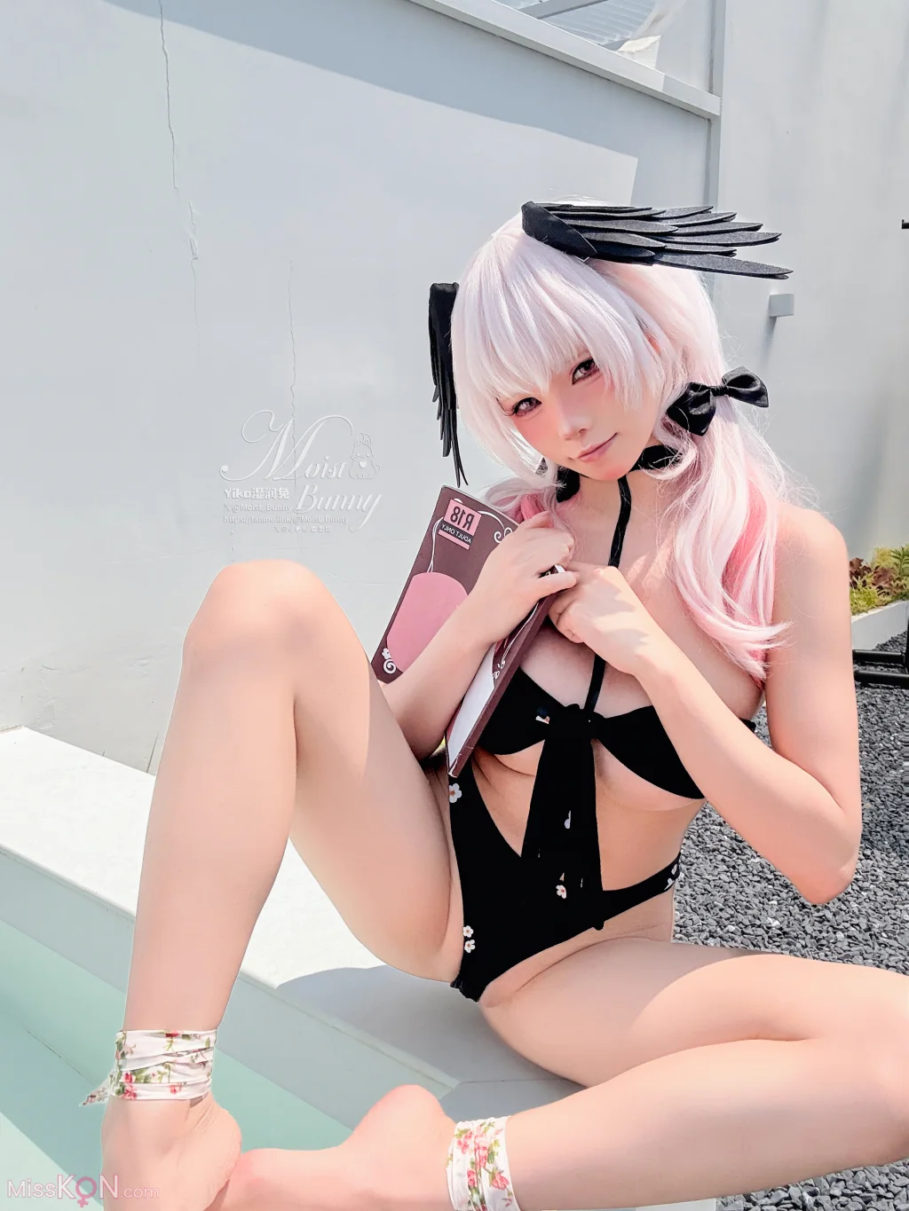 Coser@黏黏团子兔: 08月作品『下江小春 泳装』Honey (96 photos + 2 videos) – Page 3
