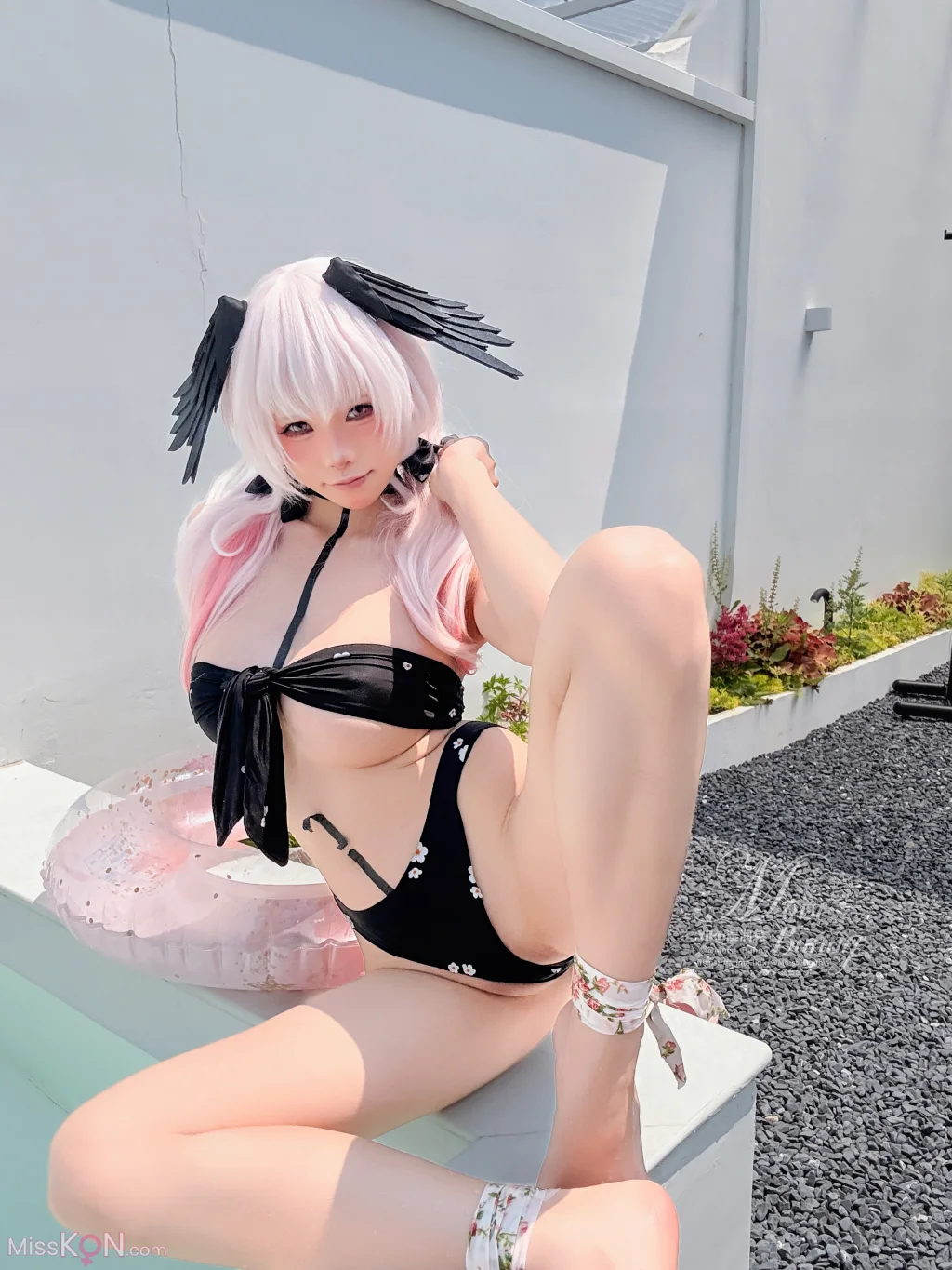Coser@黏黏团子兔: 08月作品『下江小春 泳装』Honey (96 photos + 2 videos) – Page 3