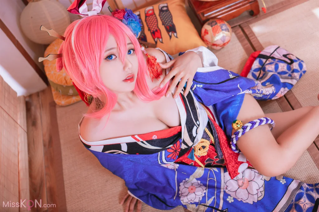 Coser@Messie Huang: Yae Sakura Honkai Impact 3rd (37 photos)