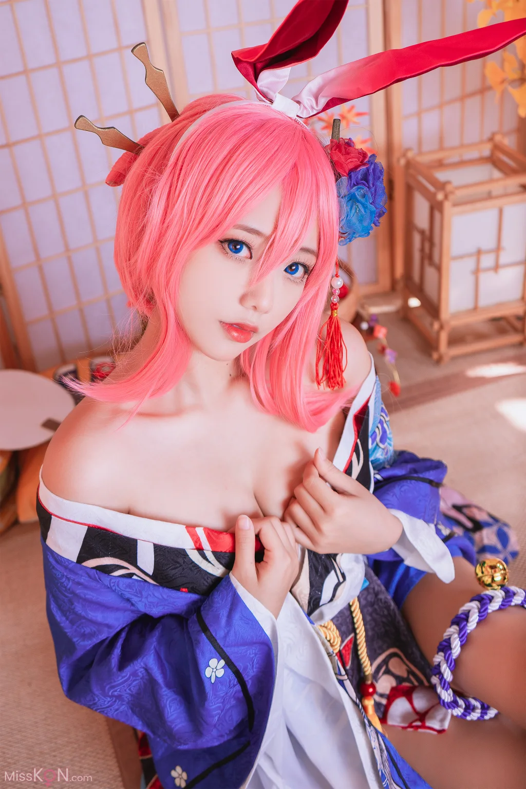 Coser@Messie Huang: Yae Sakura Honkai Impact 3rd (37 photos)
