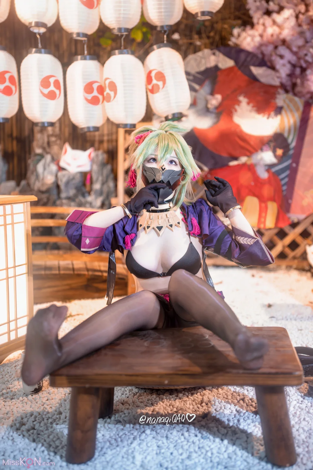 Coser@七七娜娜子: 久岐忍同人 (41 photos + 9 videos)