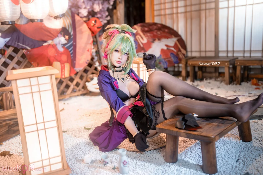 Coser@七七娜娜子: 久岐忍同人 (41 photos + 9 videos)