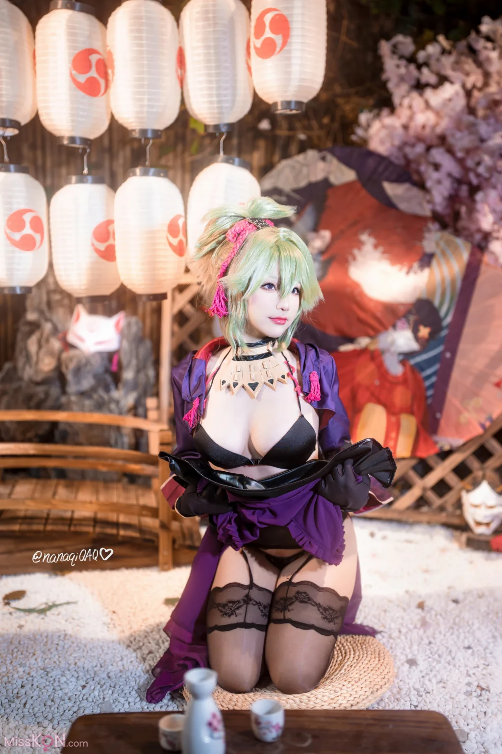 Coser@七七娜娜子: 久岐忍同人 (41 photos + 9 videos)