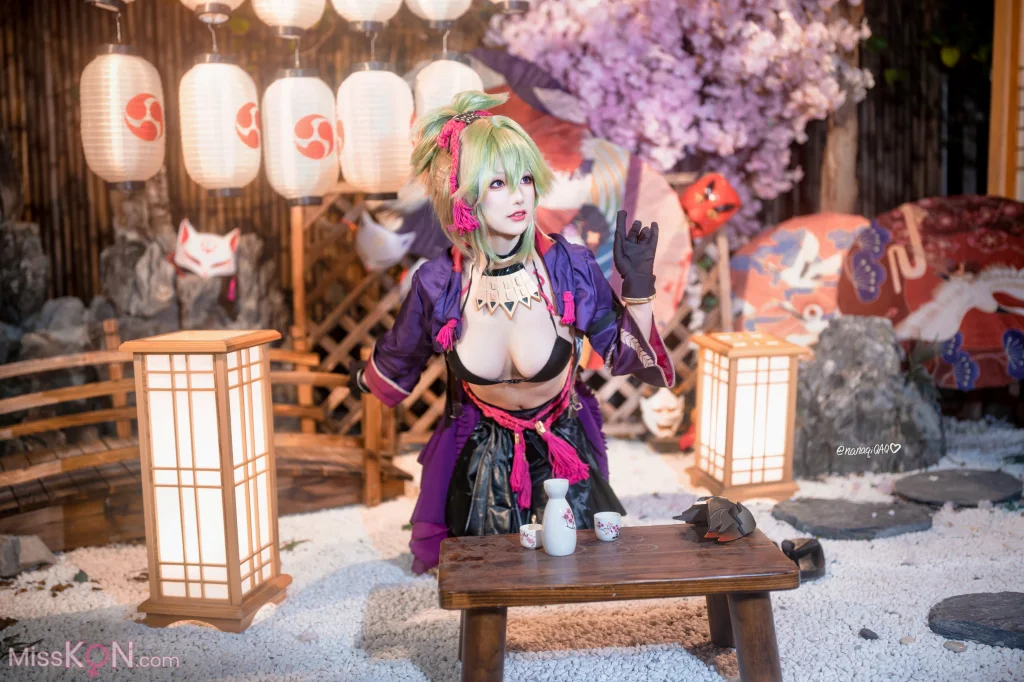 Coser@七七娜娜子: 久岐忍同人 (41 photos + 9 videos)