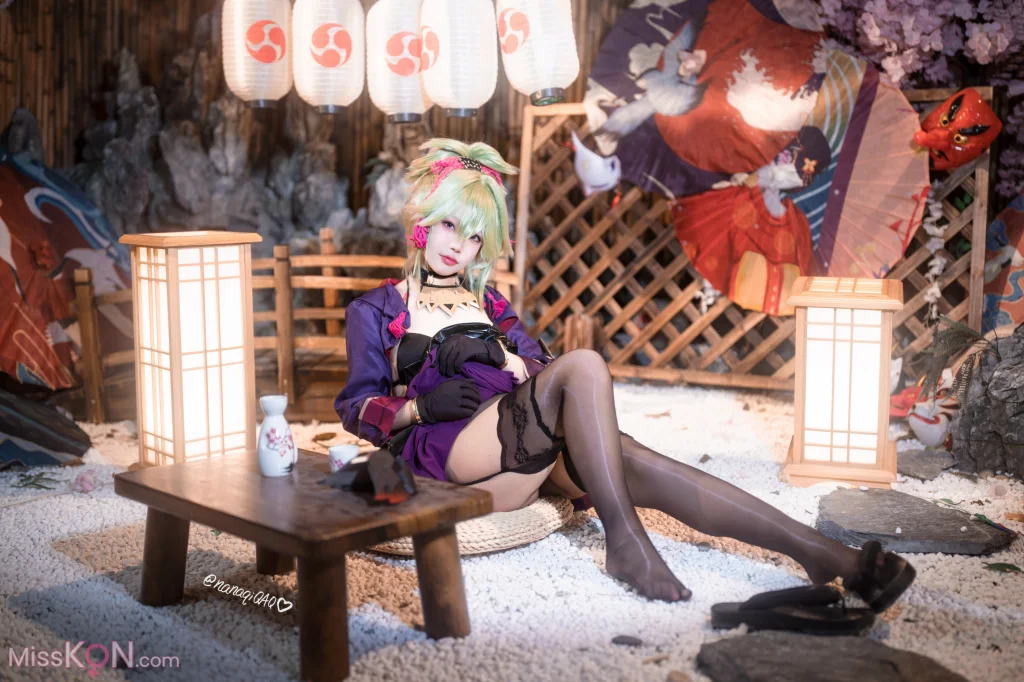 Coser@七七娜娜子: 久岐忍同人 (41 photos + 9 videos)