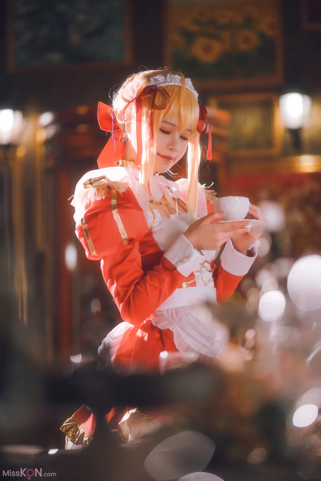 Coser@千反田鹿子: 尼禄女仆 (34 photos)