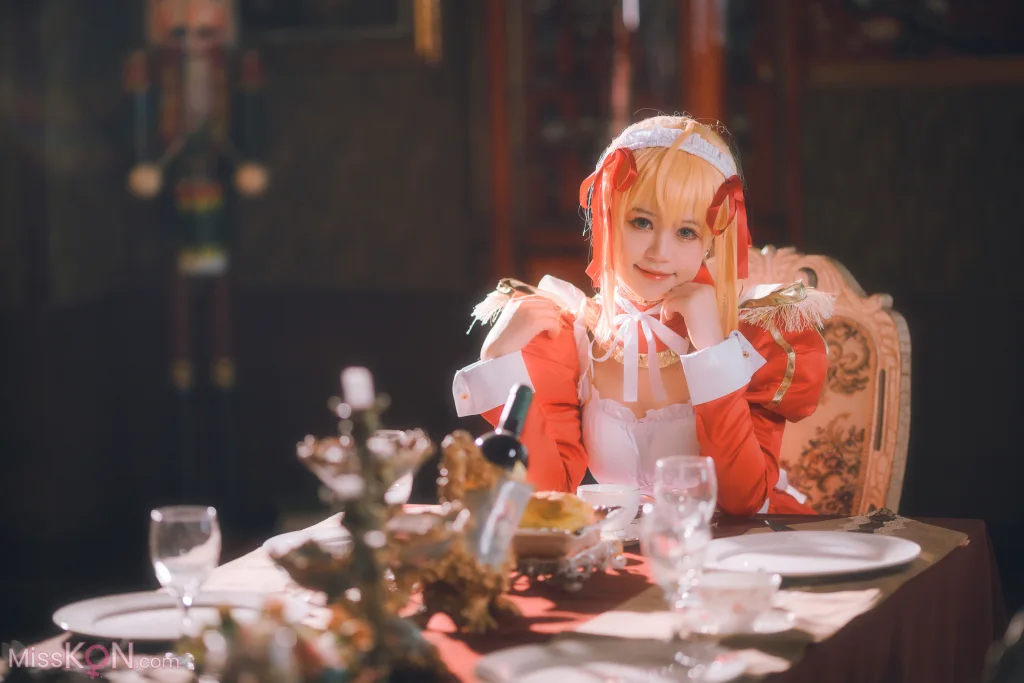 Coser@千反田鹿子: 尼禄女仆 (34 photos)