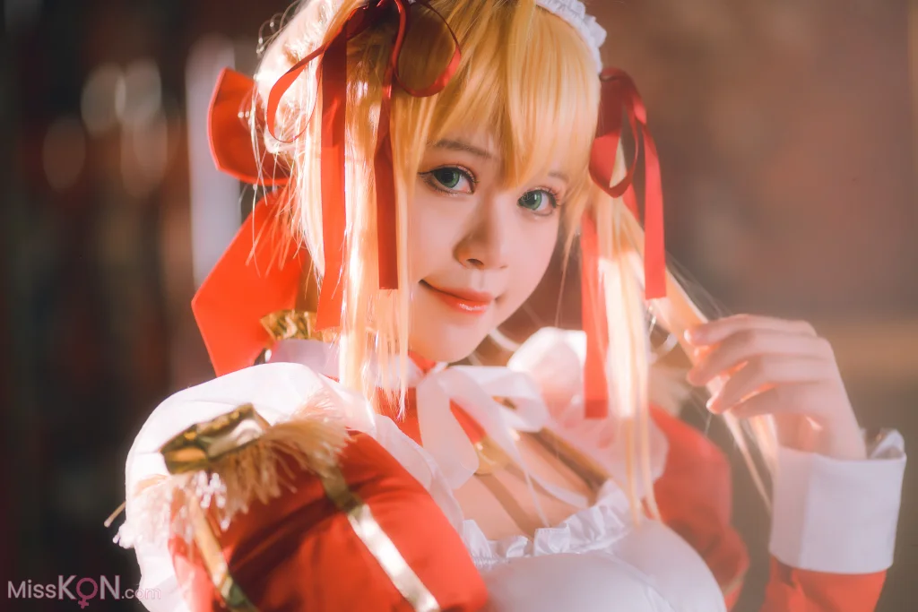 Coser@千反田鹿子: 尼禄女仆 (34 photos)