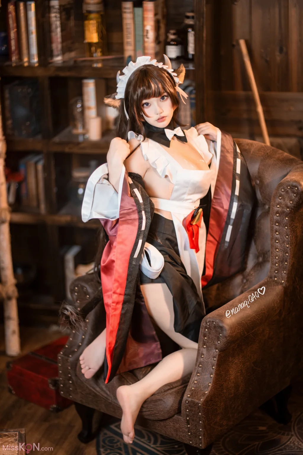 Coser@七七娜娜子: 樫野牛牛女仆 (41 photos + 7 videos) – Page 2
