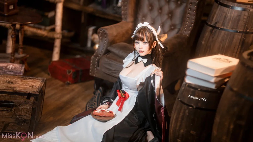 Coser@七七娜娜子: 樫野牛牛女仆 (41 photos + 7 videos) – Page 2