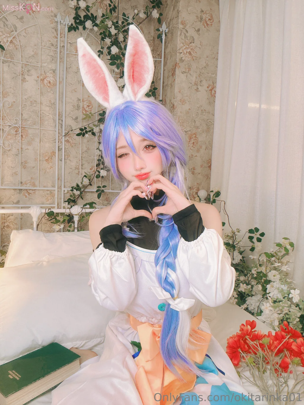 Coser@沖田凜花Rinka: Pekomama (46 photos)