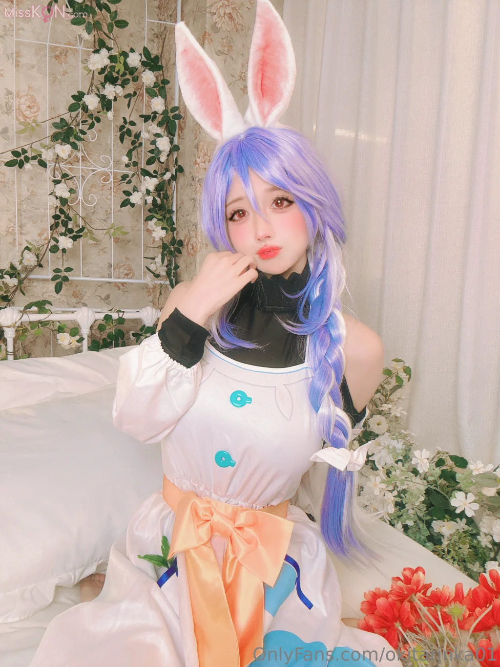 Coser@沖田凜花Rinka: Pekomama (46 photos)