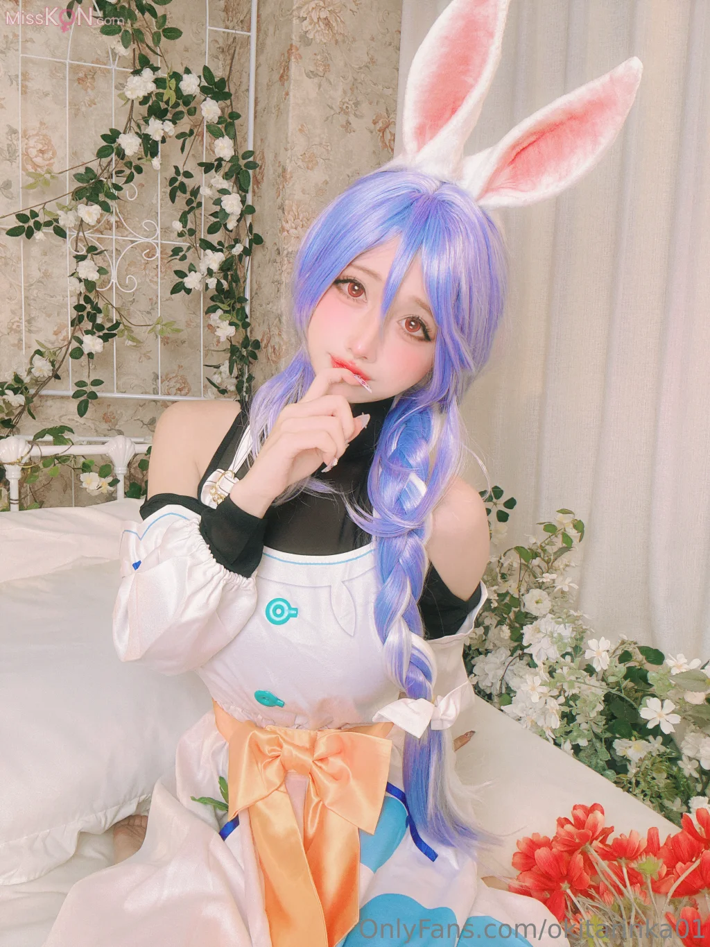 Coser@沖田凜花Rinka: Pekomama (46 photos)