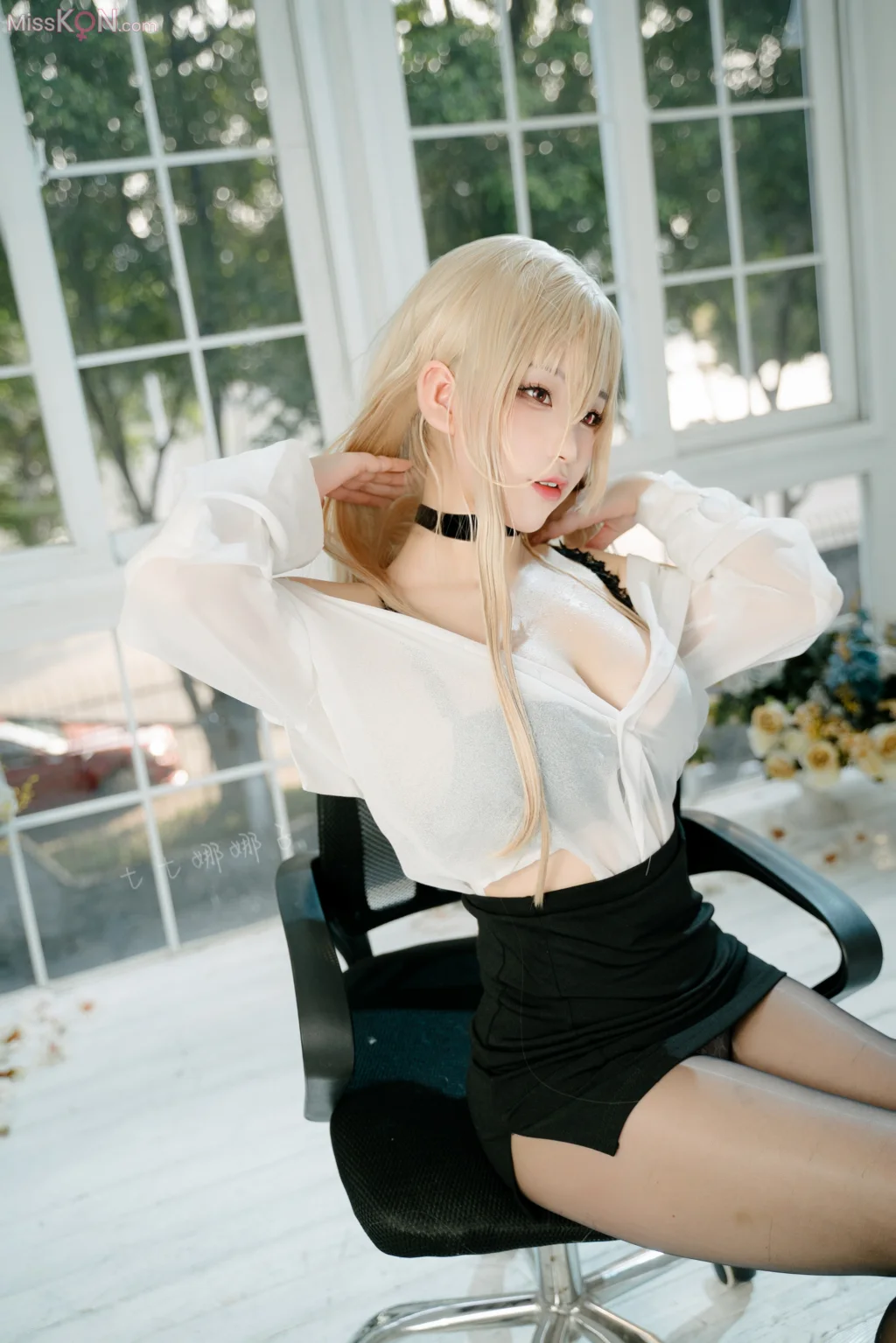 Coser@七七娜娜子: 怨仇办公室 (39 photos + 1 video) – Page 3
