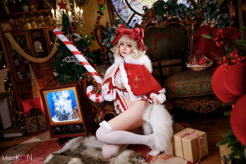 Coser@阿雪雪: 圣诞雪精灵 (97 photos + 1 video)