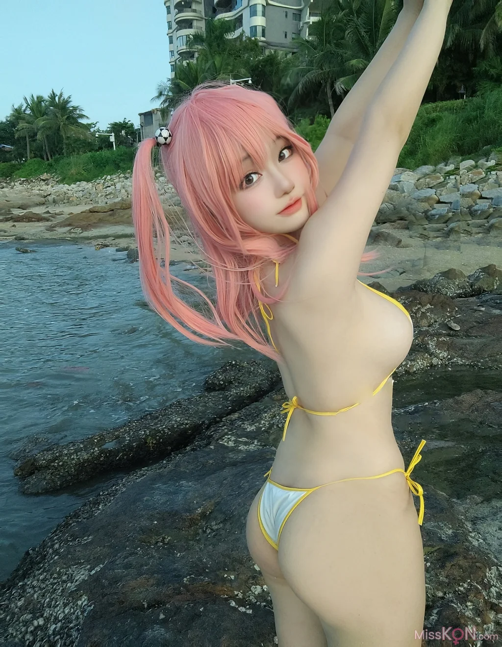 Coser@七七娜娜子: 穗香泳衣 (31 photos + 4 videos)