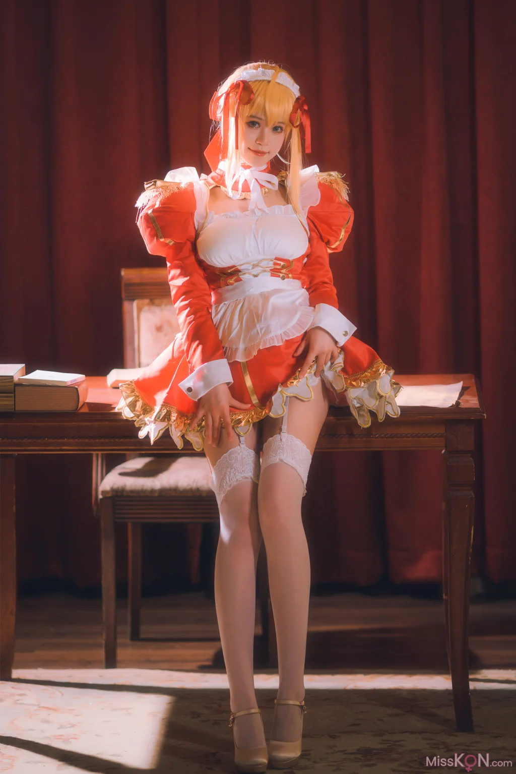 Coser@星黛鹿鹿: 尼禄女仆 (34 photos)