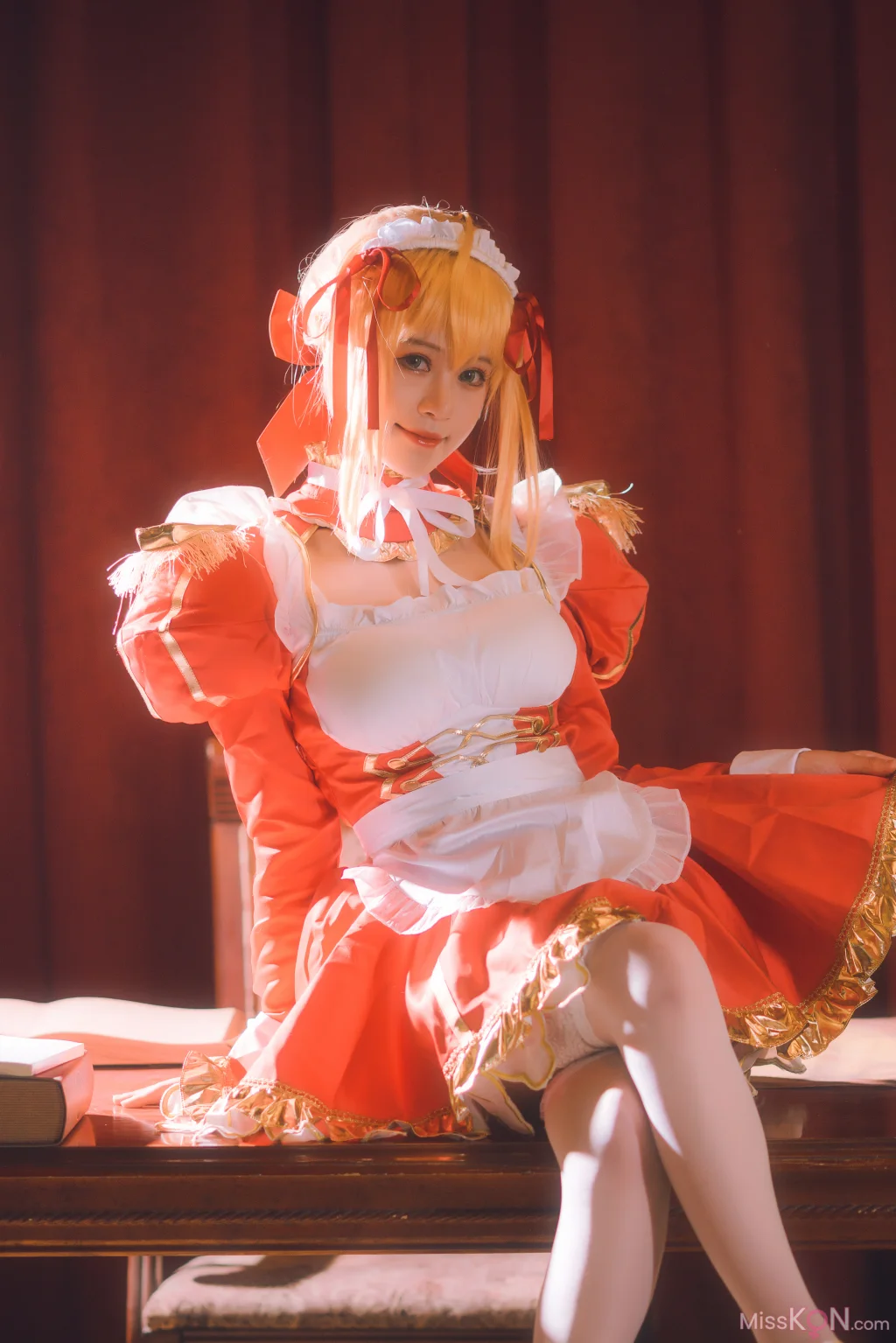 Coser@星黛鹿鹿: 尼禄女仆 (34 photos)