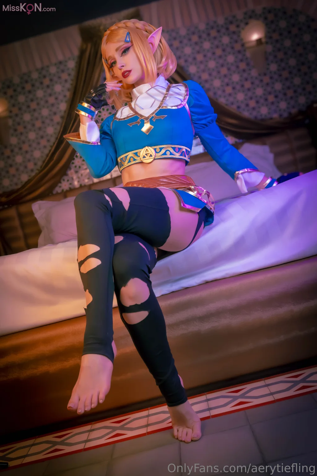 Coser@Aery Tiefling: Zelda Set 2 (73 photos + 6 videos)