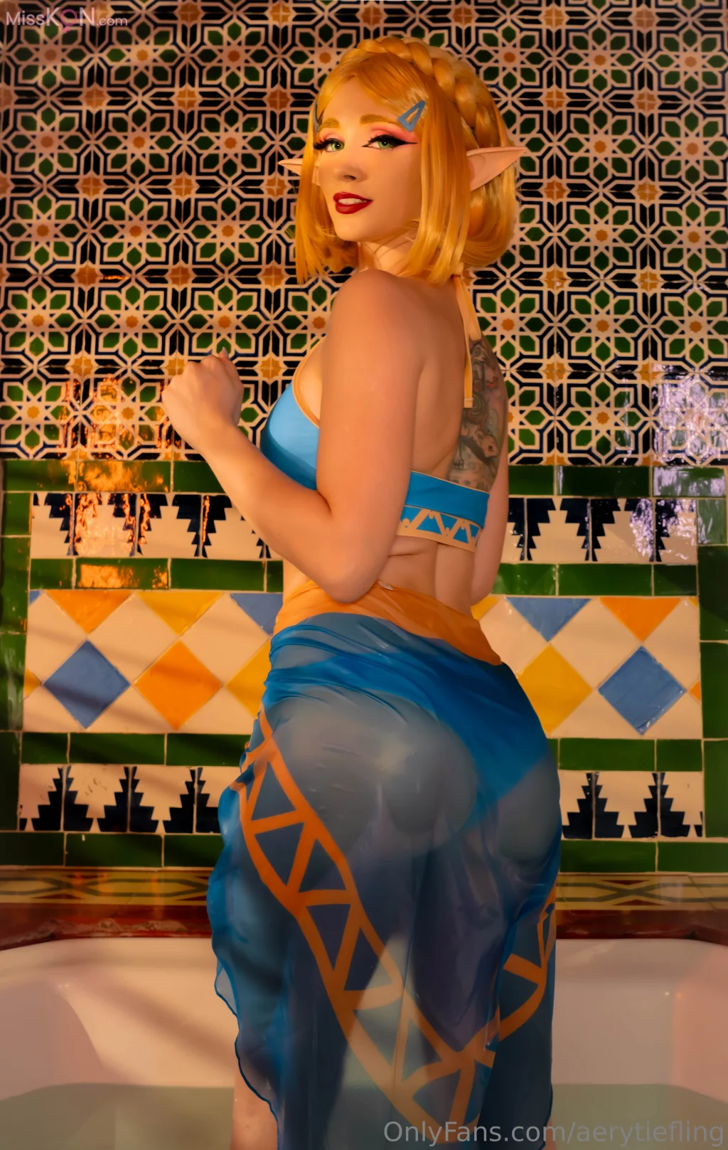 Coser@Aery Tiefling: Zelda Set 2 (73 photos + 6 videos) – Page 2