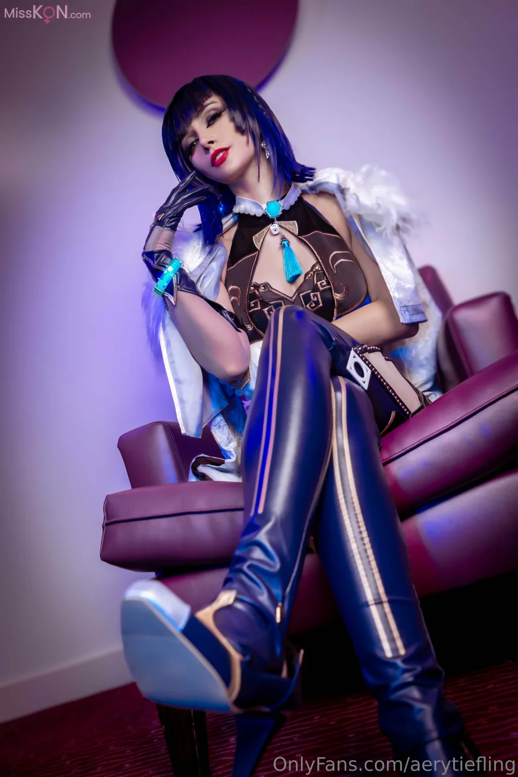 Coser@Aery Tiefling: Yelan (76 photos + 5 videos)