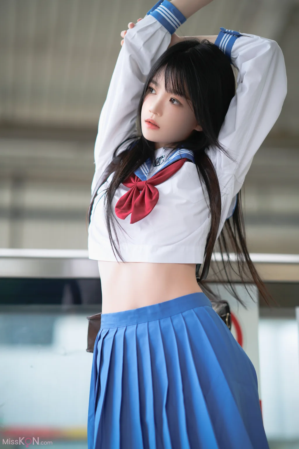 Coser@桜桃喵: 地铁JK (33 photos)