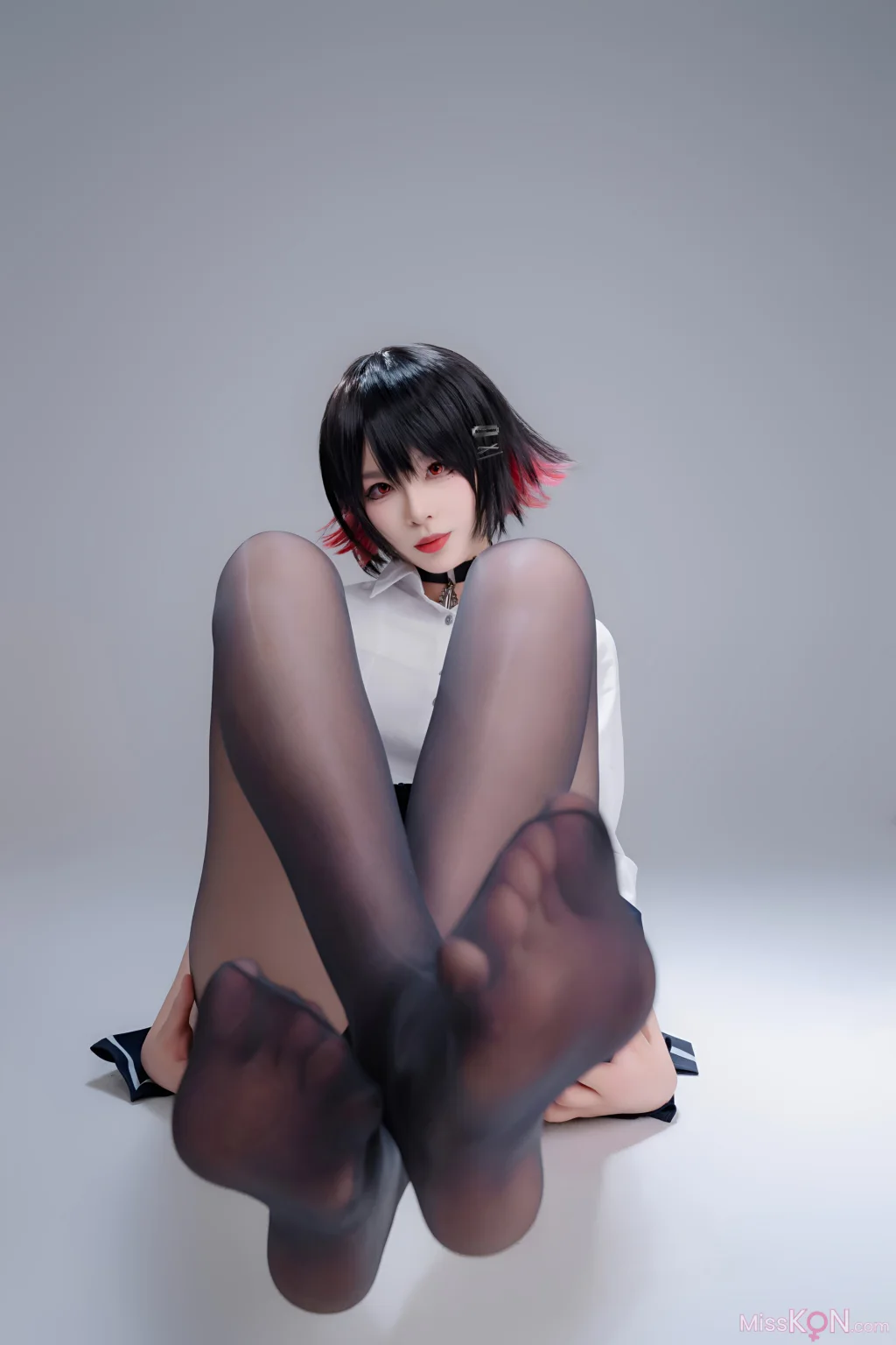 Coser@轩萧学姐: 鲨鱼妹JK (100 photos + 1 video)