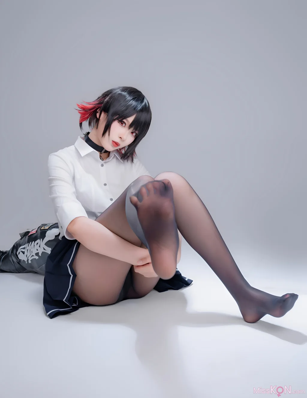 Coser@轩萧学姐: 鲨鱼妹JK (100 photos + 1 video) – Page 3