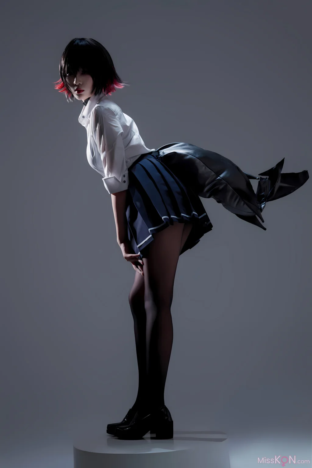 Coser@轩萧学姐: 鲨鱼妹JK (100 photos + 1 video) – Page 3