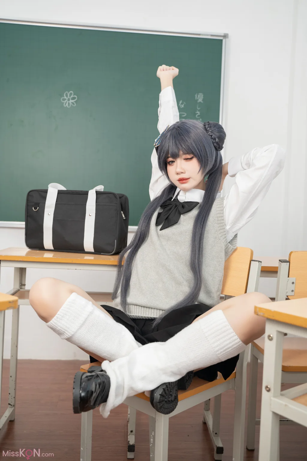 Coser@PoppaChan: Kisaki Student (40 photos + 11 videos)