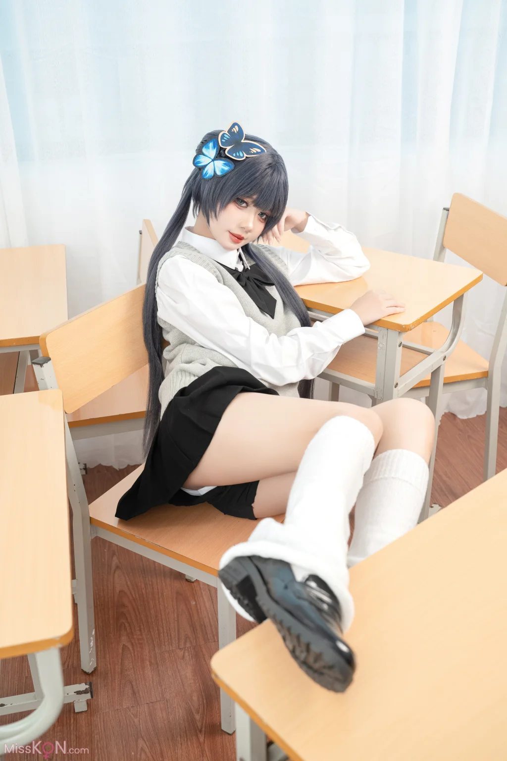 Coser@PoppaChan: Kisaki Student (40 photos + 11 videos)