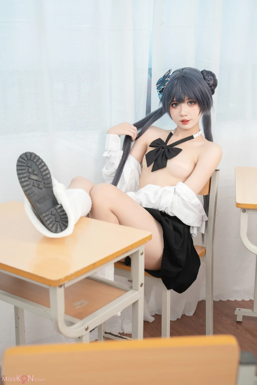 Coser@PoppaChan: Kisaki Student (40 photos + 11 videos)
