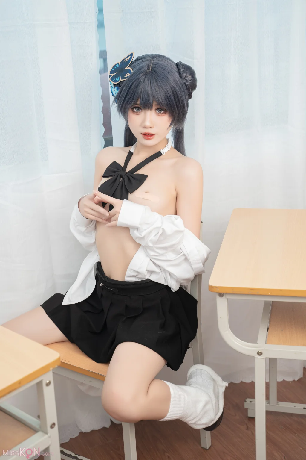 Coser@PoppaChan: Kisaki Student (40 photos + 11 videos)