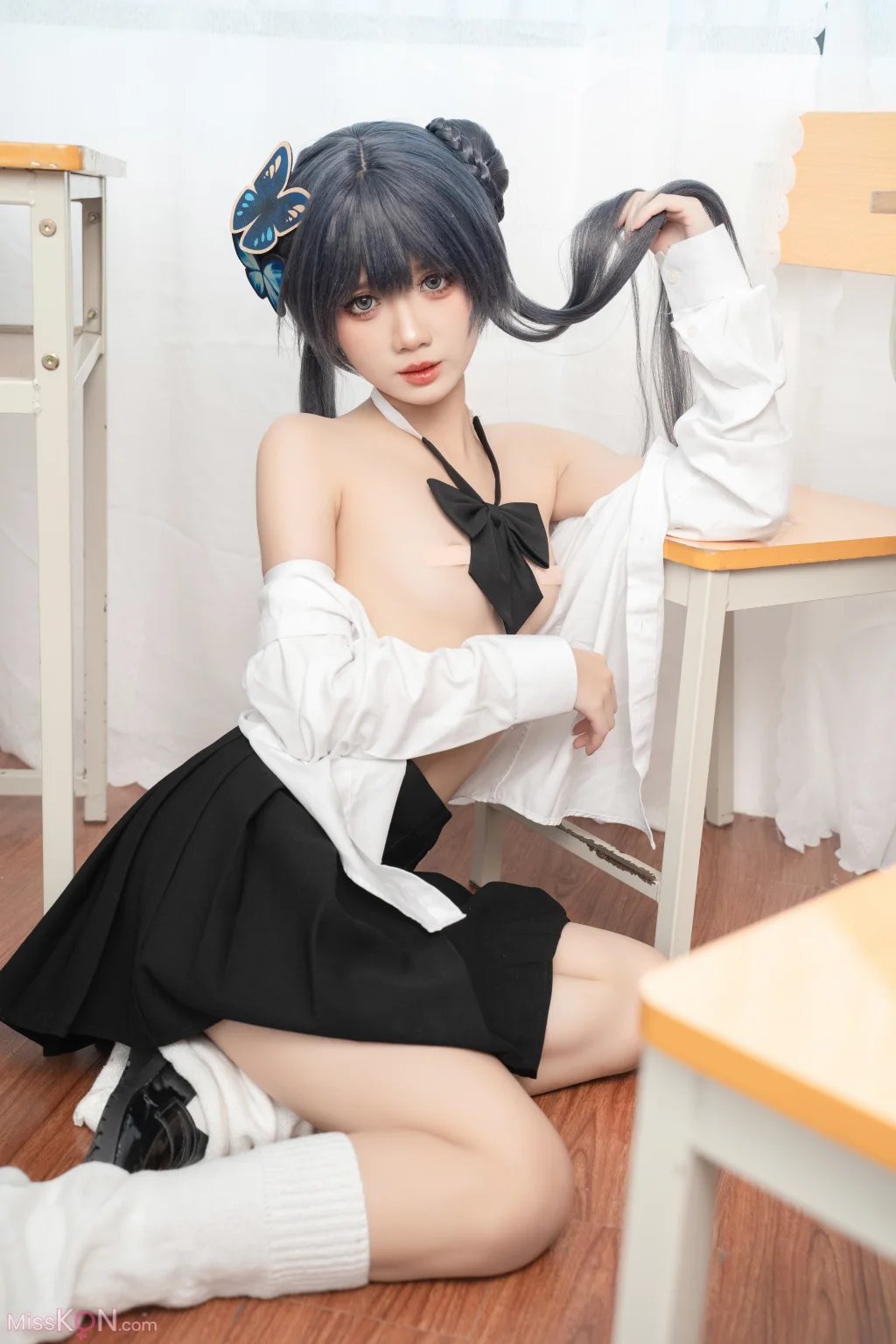 Coser@PoppaChan: Kisaki Student (40 photos + 11 videos)