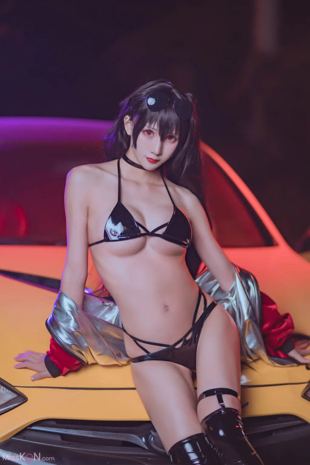 Coser@masaki雅祈: 大凤机车服 (18 photos)