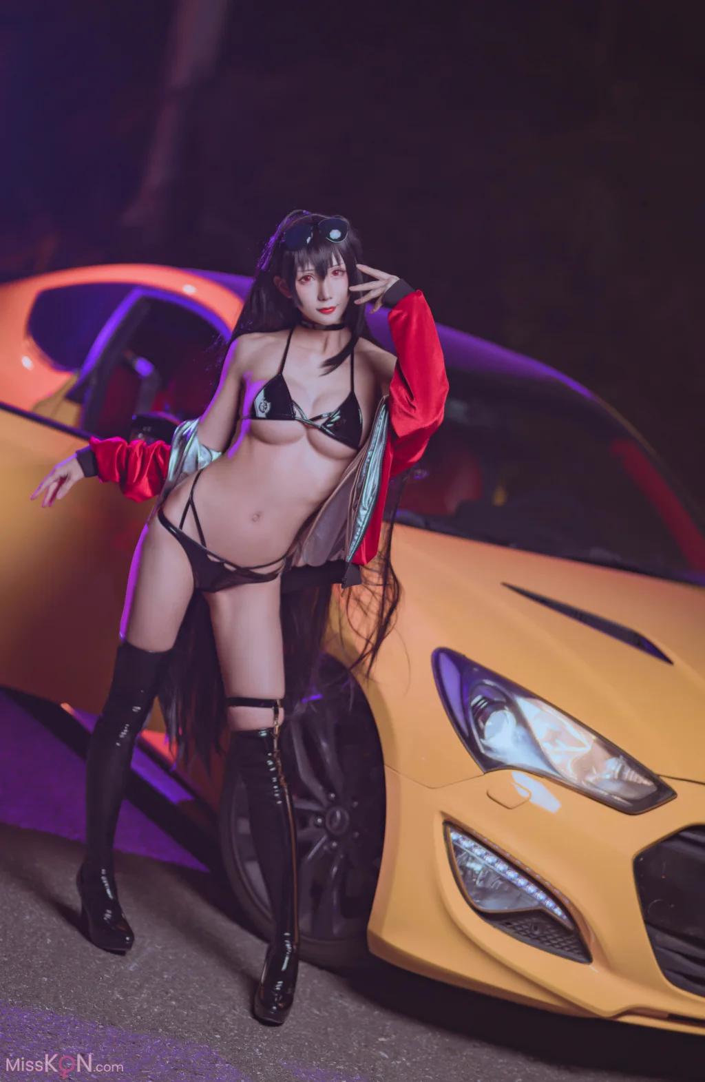 Coser@masaki雅祈: 大凤机车服 (18 photos)