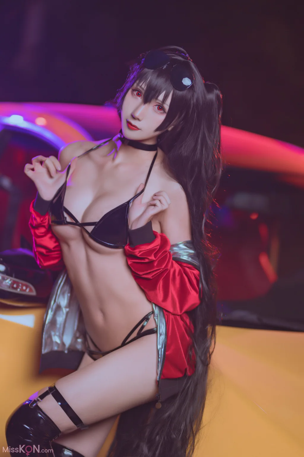 Coser@masaki雅祈: 大凤机车服 (18 photos)