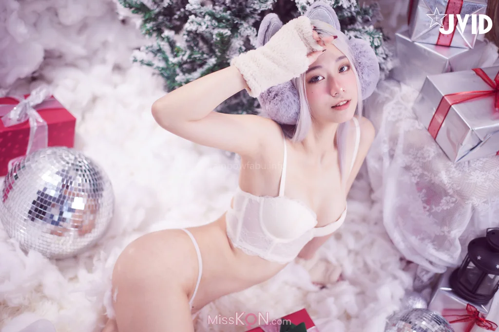 [JVID] Verna: 性感的愛死寂寞人雪女Verna陪你度過聖誕寒冬 (124 photos + 1 video)
