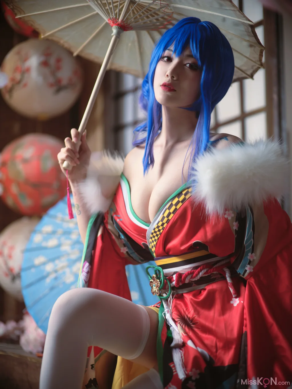 Coser@一米八的大梨子: 圣姨和服 (18 photos)
