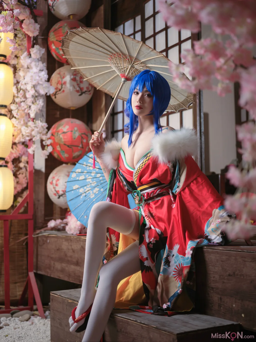 Coser@一米八的大梨子: 圣姨和服 (18 photos)