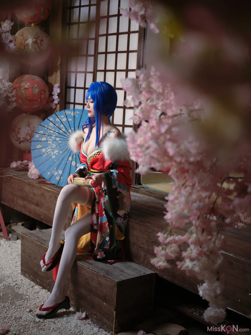 Coser@一米八的大梨子: 圣姨和服 (18 photos)