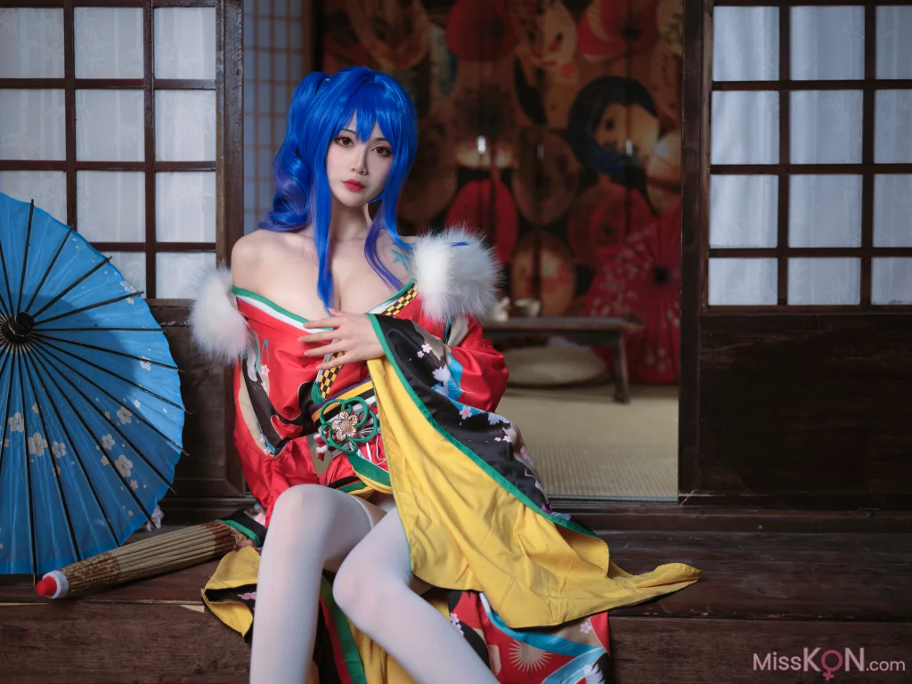 Coser@一米八的大梨子: 圣姨和服 (18 photos)