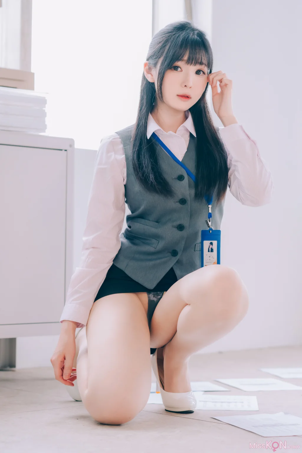 Coser@霜月shimo: 霜月的秘密辦公室 Shimo’ Secret Office (125 photos) – Page 3