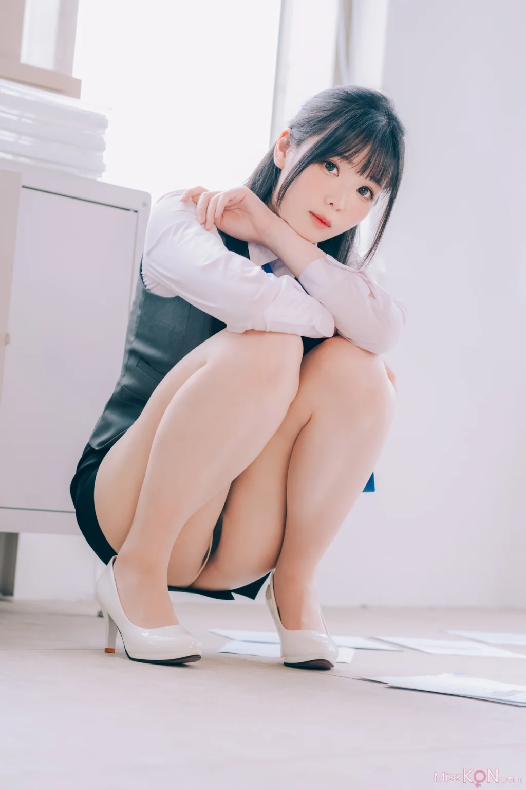 Coser@霜月shimo: 霜月的秘密辦公室 Shimo’ Secret Office (125 photos) – Page 3