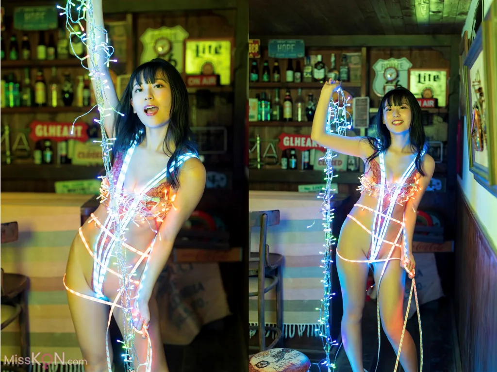 [JP] Moka Hayashida (林田百加): FLASHデジタル写真集 ハイレグ光っちゃった (48 photos)