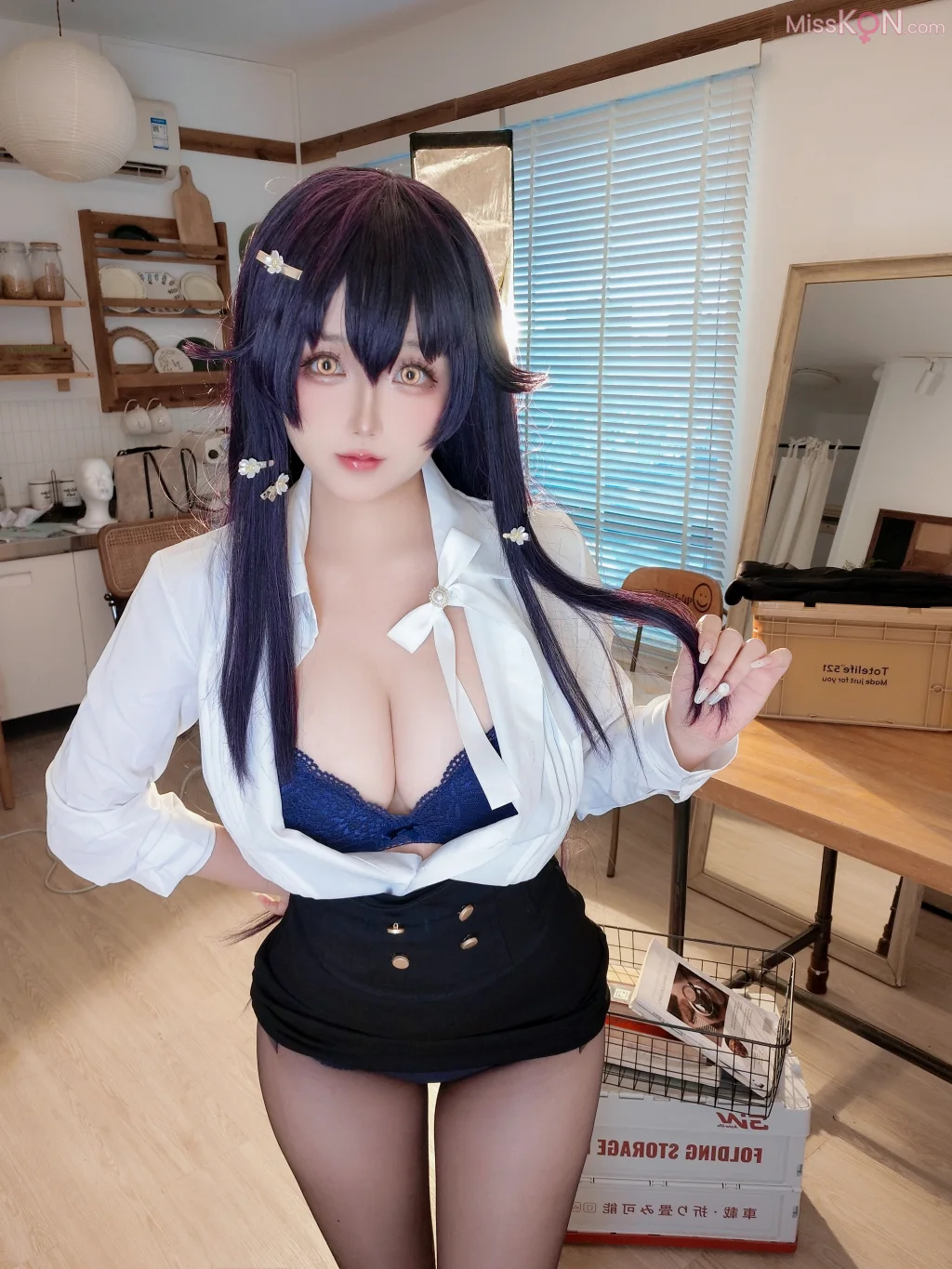 Coser@日奈娇: 吾妻的指导课 (120 photos)