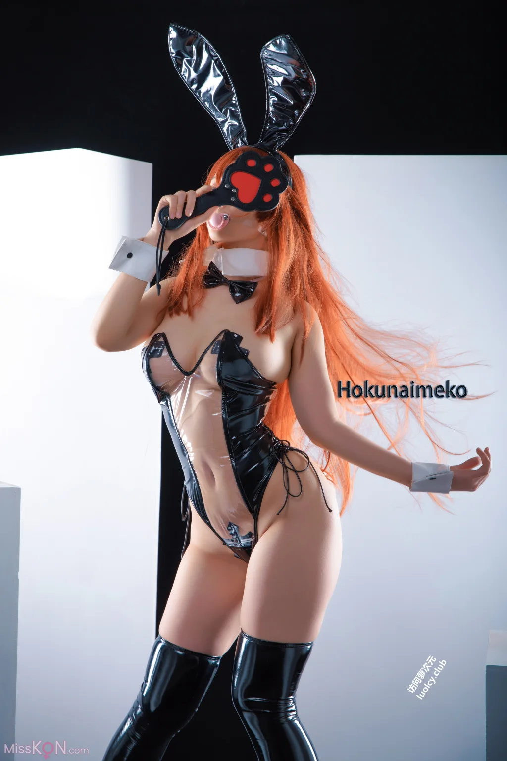 Coser@Hokunaimeko (北乃芽子): 透明兔子套装 (67 photos + 1 video) – Page 4