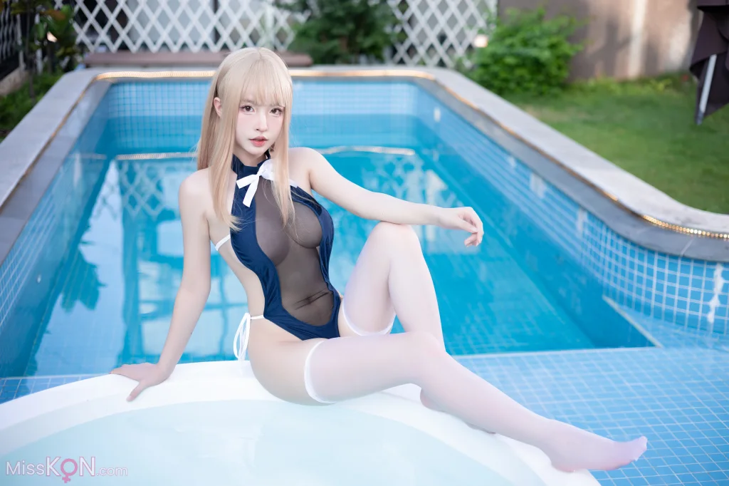 Coser@清水由乃:  蓝色夏日 (29 photos)