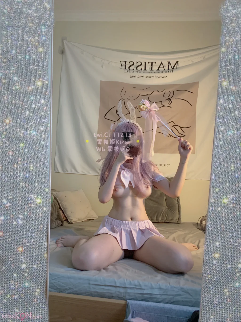 Coser@雾枝姬Kirie: 粉色水手服 (16 photos + 7 videos)