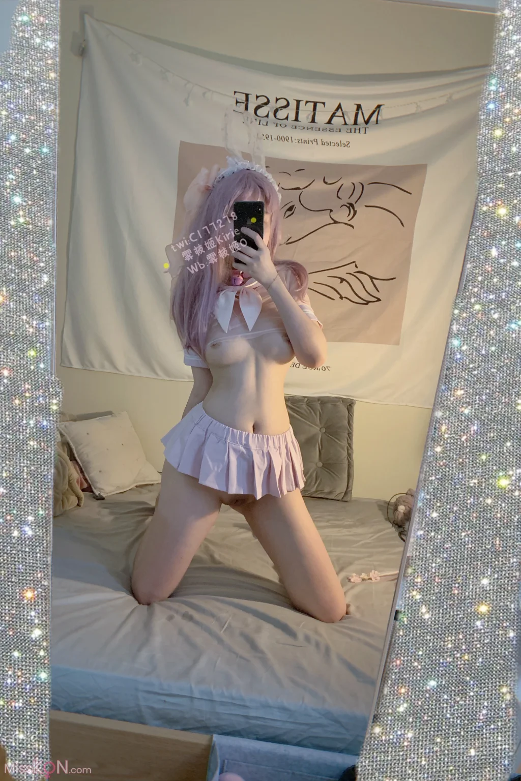 Coser@雾枝姬Kirie: 粉色水手服 (16 photos + 7 videos) – Page 2